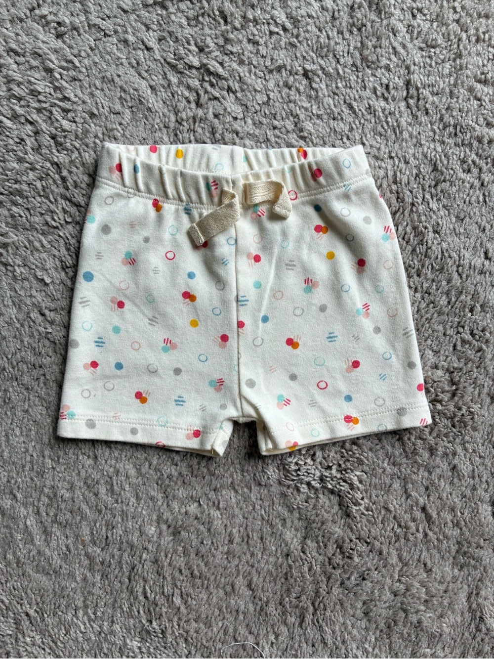 Pehr for Indigobaby Cream Baby Shorts with Multicolor Dot Print - Picture 2 of 6